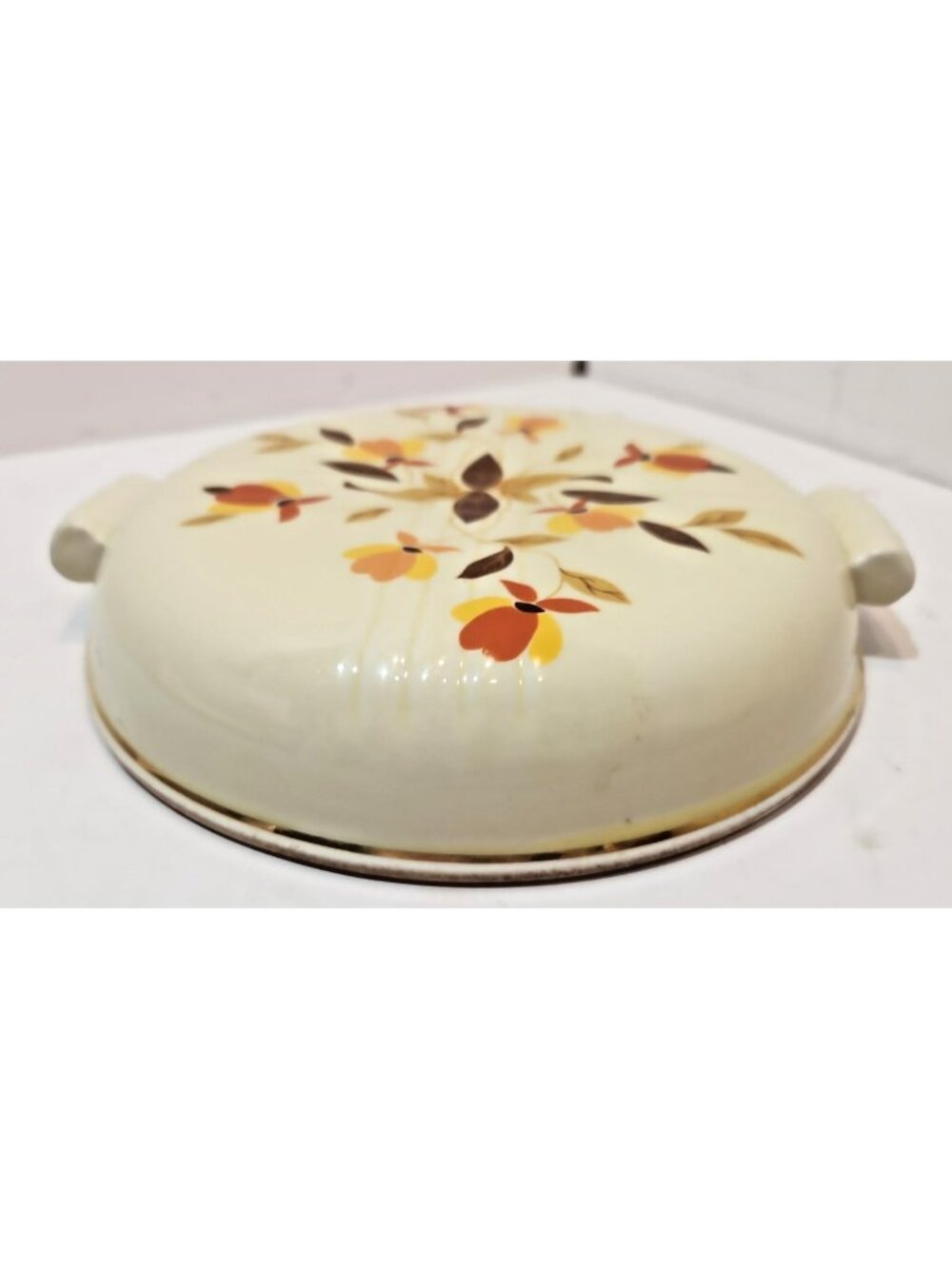 Vintage Hall Autumn Leaf Casserole with Two Handles Lid Replacement